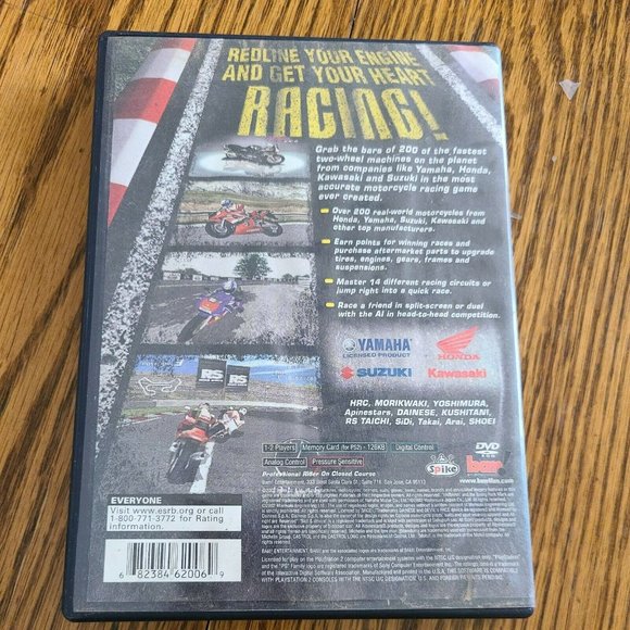 RS Riding Spirits Ps2 Playstation 2 Complete Kids Motorcycle Racing Game - Picture 2 of 4